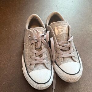 Converse Kids Light Gray All-Star Sneakers